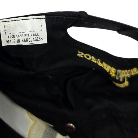 Disney Software Collection Mens Hat Cap Snapback Black Gold Mickey Head One Size - Picture 10 of 10